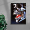 CYBER BEAST contemporary wall art print by dolorsilentium - sold by DROOL