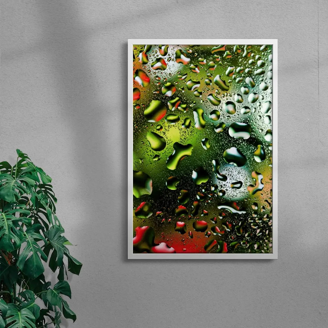 Streetlight contemporary wall art print by Jasmin Javon - sold by DROOL