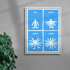 Shine contemporary wall art print by Eric Schwarz - sold by DROOL