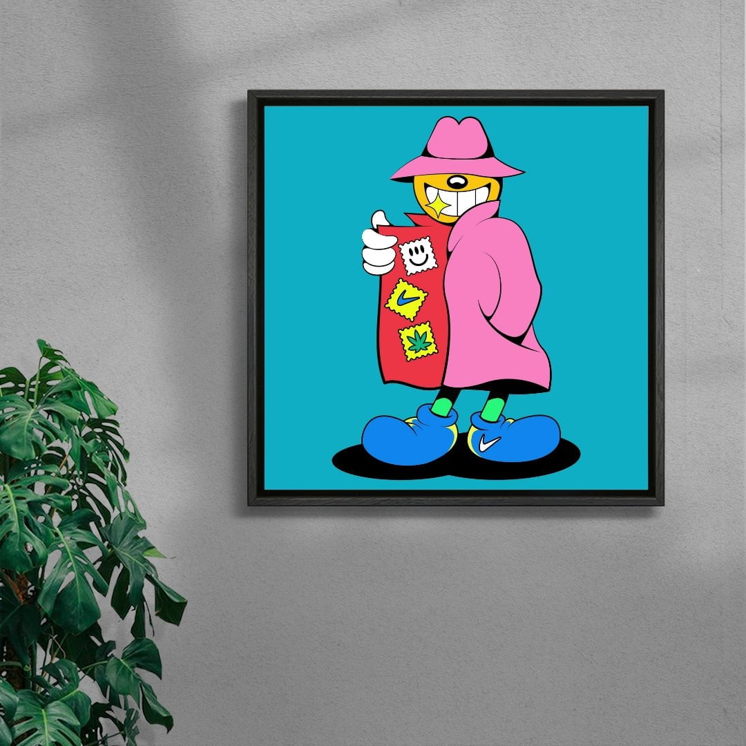 Drug Dealer contemporary wall art print by Ovcharka - sold by DROOL