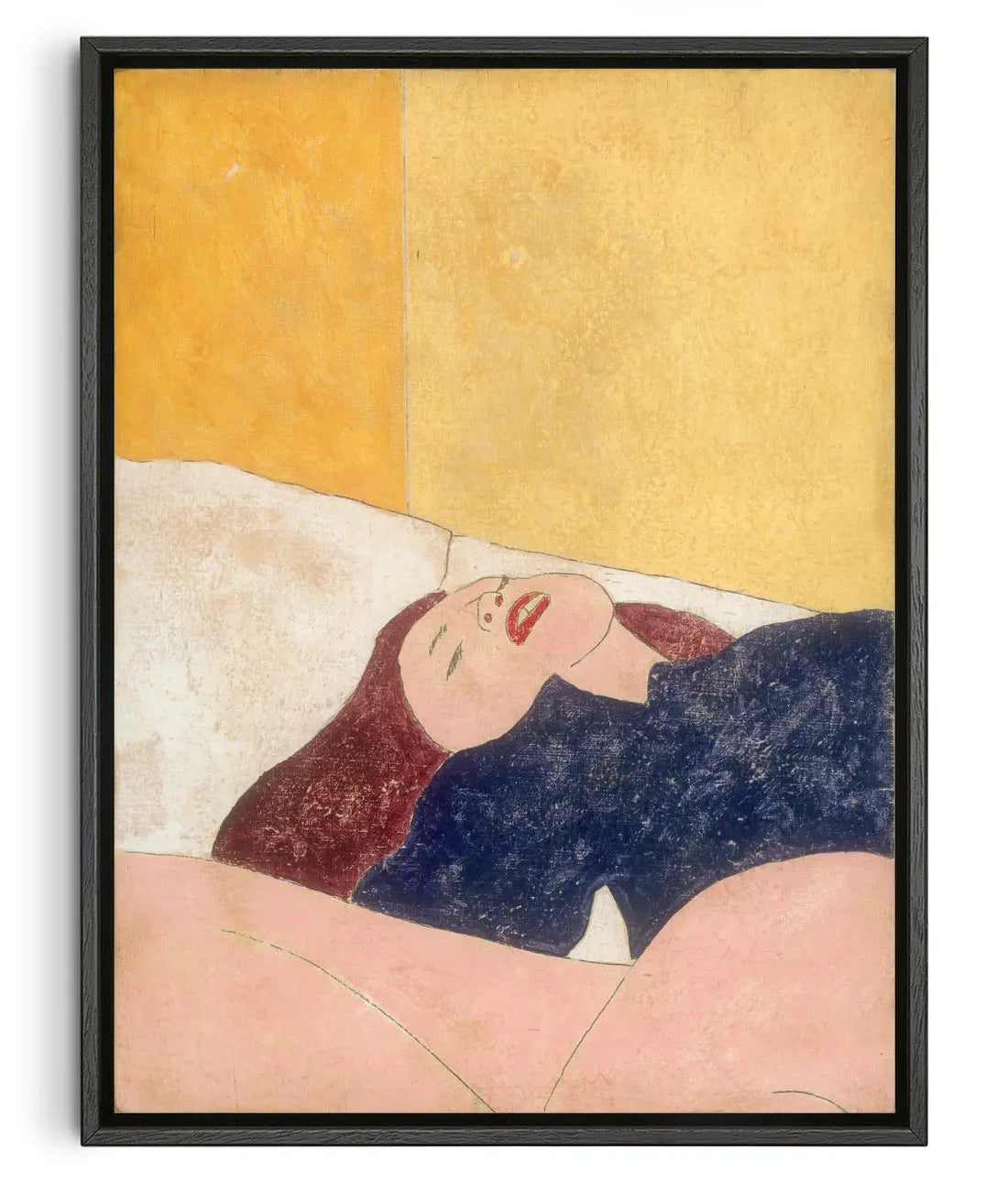 Sleeper contemporary canvas print by Joseph Carway (thinkitsover) - sold by DROOL