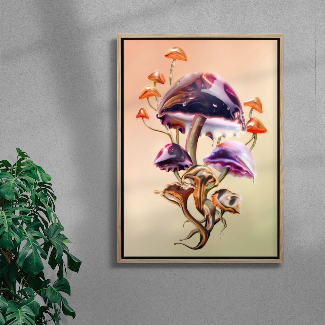 We Eat Rock So You Can Grow contemporary wall art print by Alex Valentina - sold by DROOL