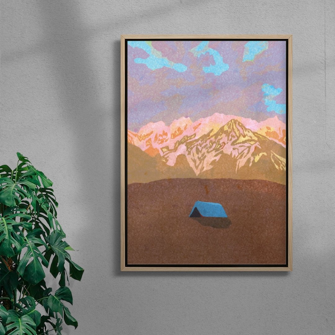Annecy contemporary wall art print by Lily Kong - sold by DROOL