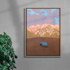 Annecy contemporary wall art print by Lily Kong - sold by DROOL