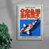 Nishikigoi 2 contemporary wall art print by Othman Zougam - sold by DROOL