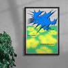 PLEASE DON'T FORGET contemporary wall art print by GOOD OMEN - sold by DROOL
