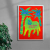 But I do believe in death contemporary wall art print by Kwonny - sold by DROOL