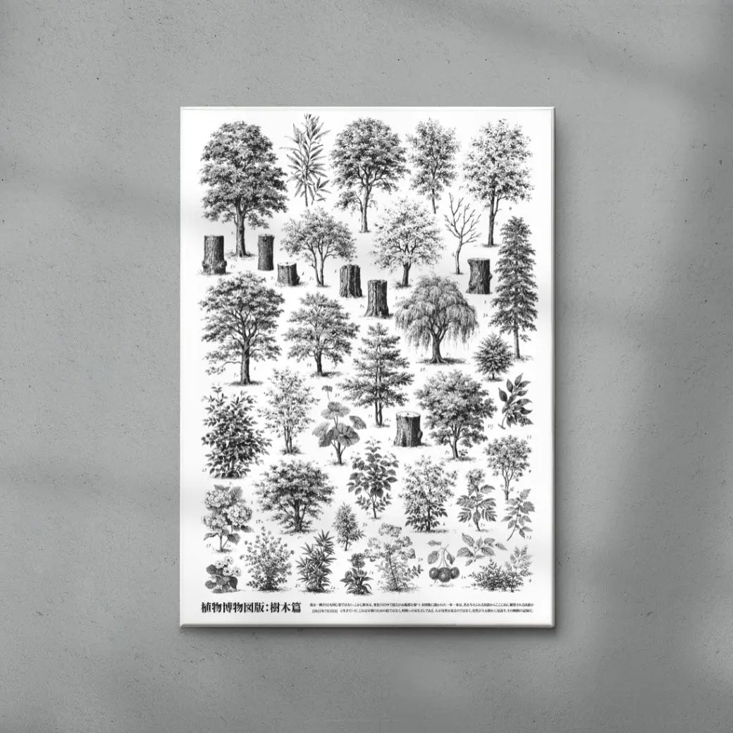 Whispers of the Woodland contemporary wall art print by Todd Pham - sold by DROOL