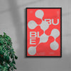 Bubble contemporary wall art print by Jérôme Bizien - sold by DROOL