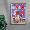 Scenes From contemporary wall art print by Caitlin Flood-Molyneux - sold by DROOL