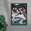 Fractured Youth contemporary wall art print by Kitasavi - sold by DROOL