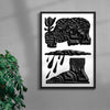 The Brothers and the Oath contemporary wall art print by Célestin Krier - sold by DROOL