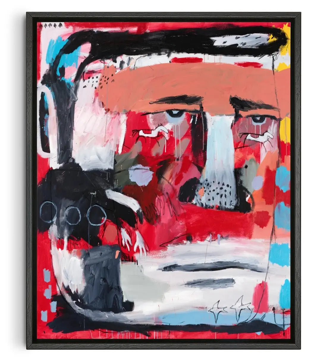 Vultures On The Rise contemporary wall art print by Billy Bagilhole - sold by DROOL