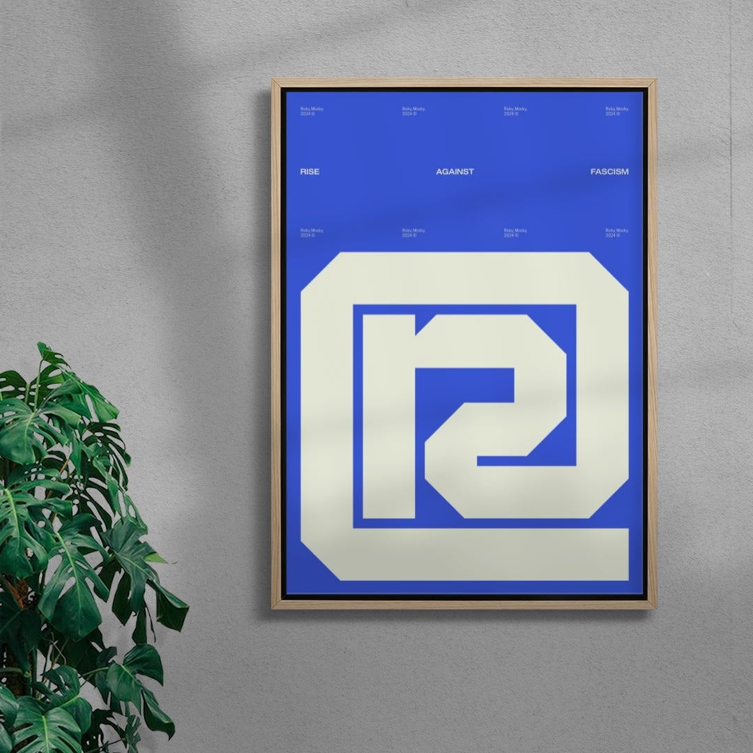 Rise Against contemporary wall art print by Ricky Mocky - sold by DROOL