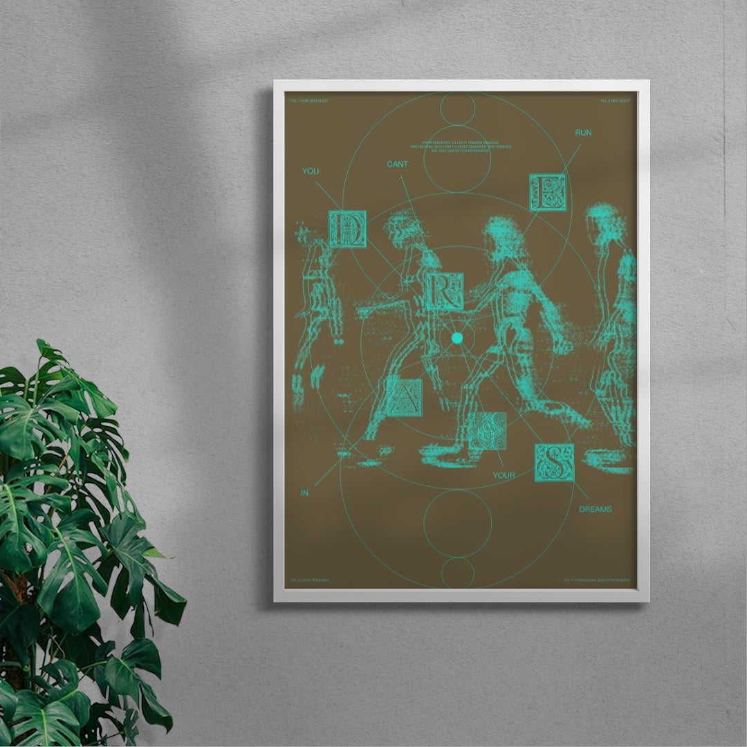 Dreams contemporary wall art print by Coveposter - sold by DROOL