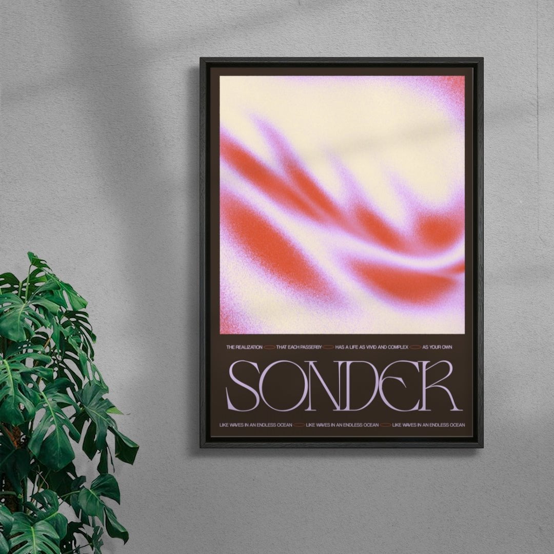 Sonder contemporary wall art print by Coveposter - sold by DROOL