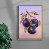 Watery Days contemporary wall art print by Alex Valentina - sold by DROOL