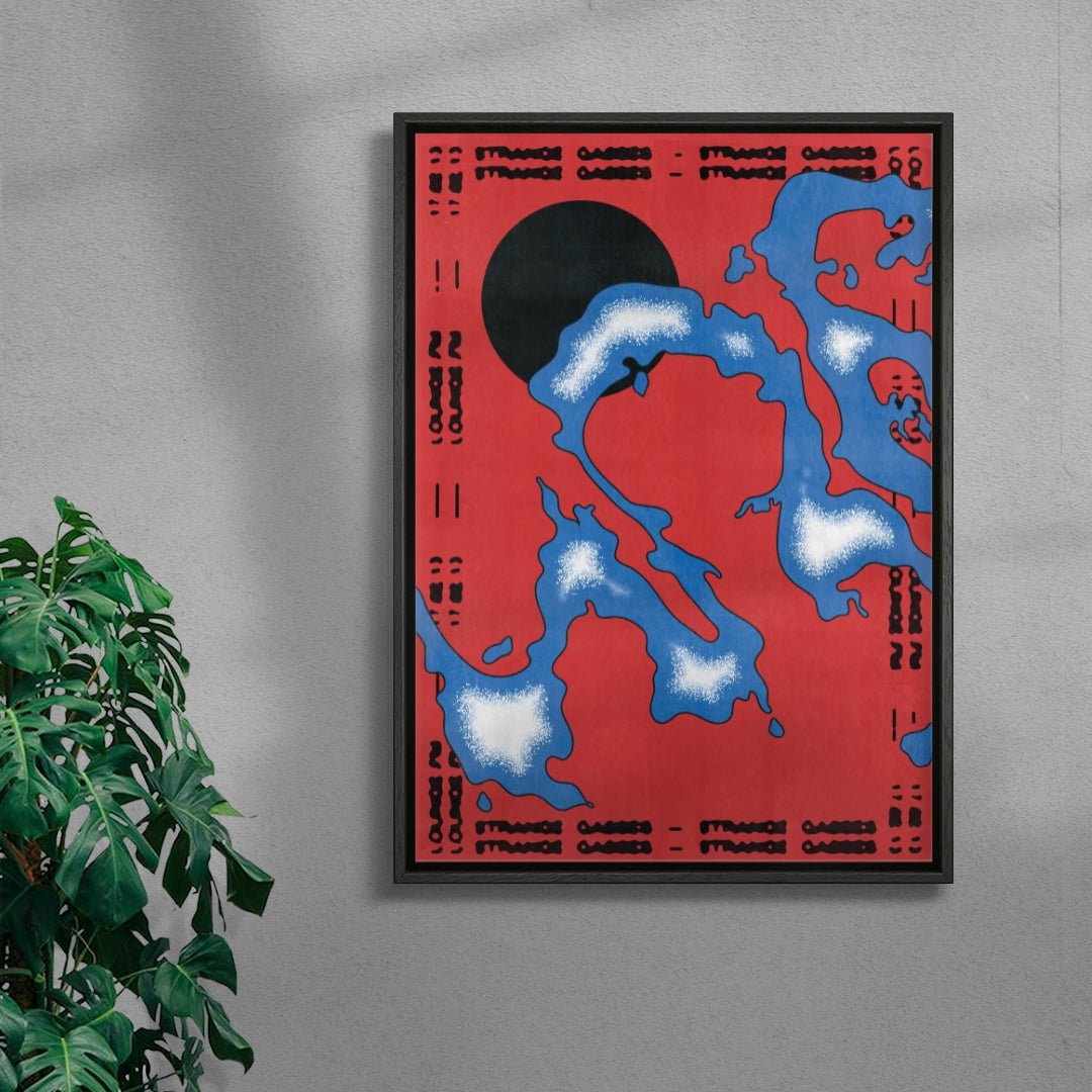 Strange Gasses contemporary wall art print by Alexander Khabbazi - sold by DROOL