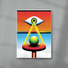 The Eye that Sees All contemporary wall art print by Samuel Finch - sold by DROOL