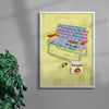 UK SUMMER contemporary wall art print by Laurie Campbell - sold by DROOL