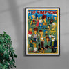The Simpsons contemporary wall art print by Deadly Prey - sold by DROOL