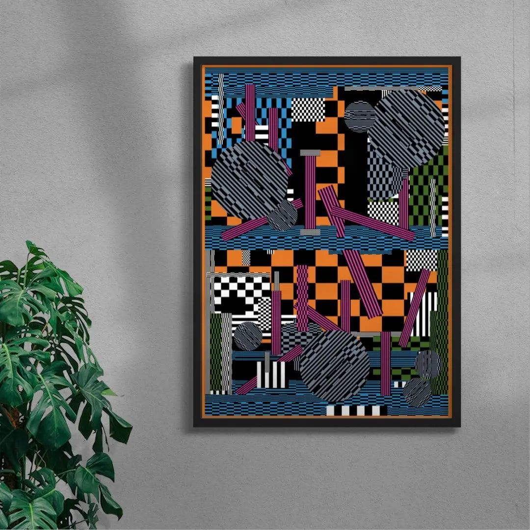 Mind Palace contemporary wall art print by Casiel Checoni - sold by DROOL
