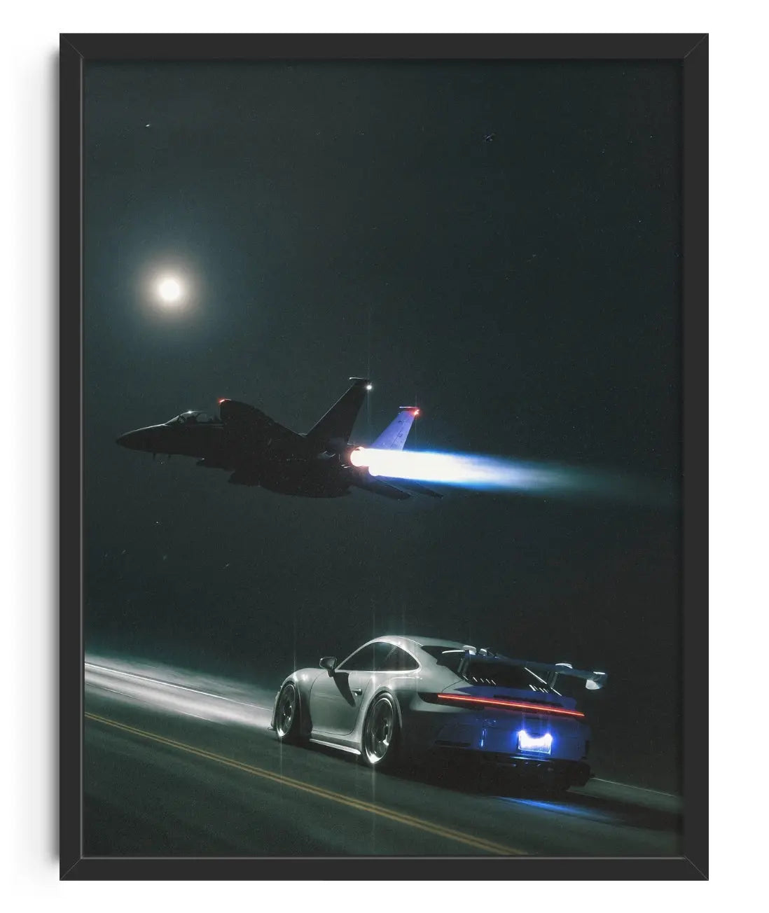 Shadowline 911 contemporary art print by Kaisuraimu - sold by DROOL