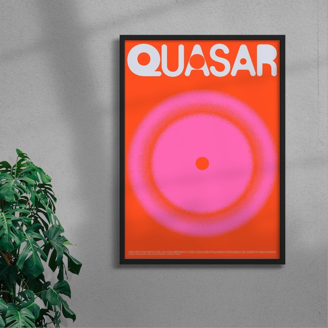 Quasar contemporary wall art print by John Schulisch - sold by DROOL