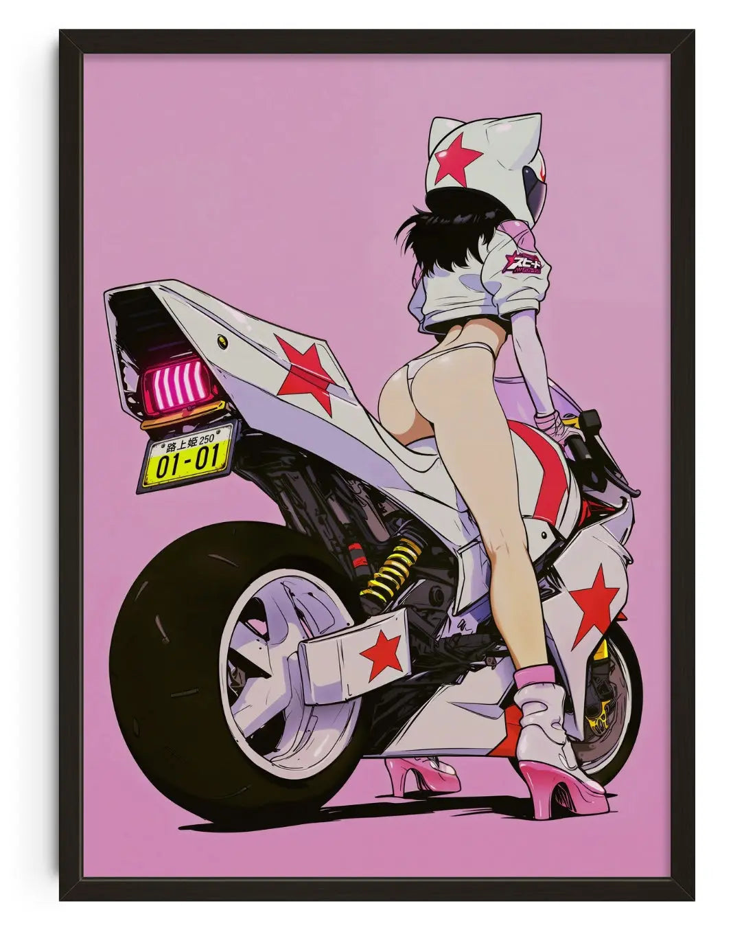 Street Princess contemporary art print by dolorsilentium - sold by DROOL