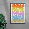 Bold Actions contemporary wall art print by Jorge Santos - sold by DROOL