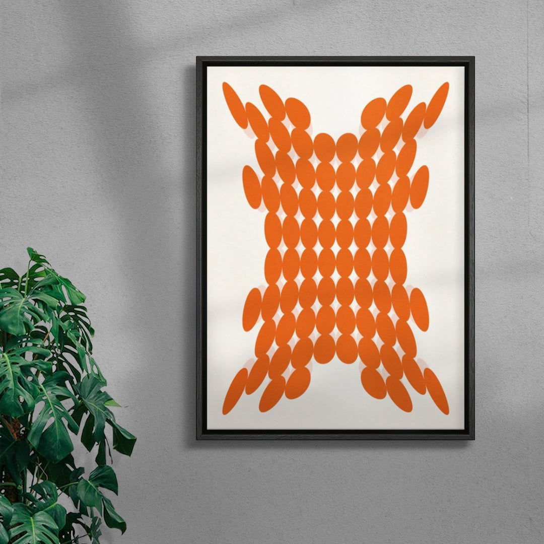 Web-Head 1 contemporary wall art print by Edan Strachan - sold by DROOL