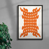 Web-Head 1 contemporary wall art print by Edan Strachan - sold by DROOL