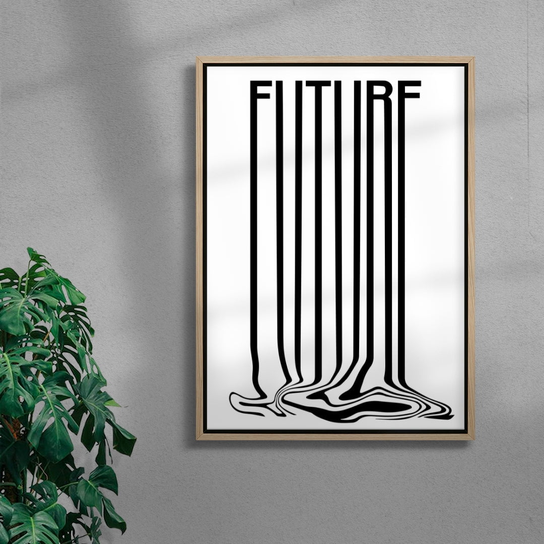 Future contemporary wall art print by Ignorance1 - sold by DROOL