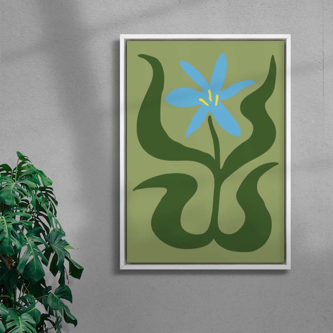 Flower 3 contemporary wall art print by Max Blackmore - sold by DROOL
