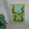 Flower 3 contemporary wall art print by Max Blackmore - sold by DROOL