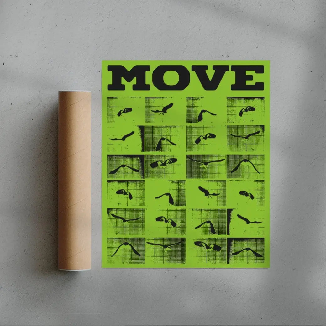 Move contemporary wall art print by Utsav Verma - sold by DROOL
