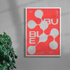 Bubble contemporary wall art print by Jérôme Bizien - sold by DROOL