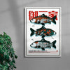 Gosanke contemporary wall art print by Othman Zougam - sold by DROOL
