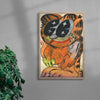Garfield contemporary wall art print by Austin Ansbro - sold by DROOL