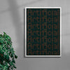 Poster 189 (Artificial) contemporary wall art print by Gang Buron-Yi - sold by DROOL