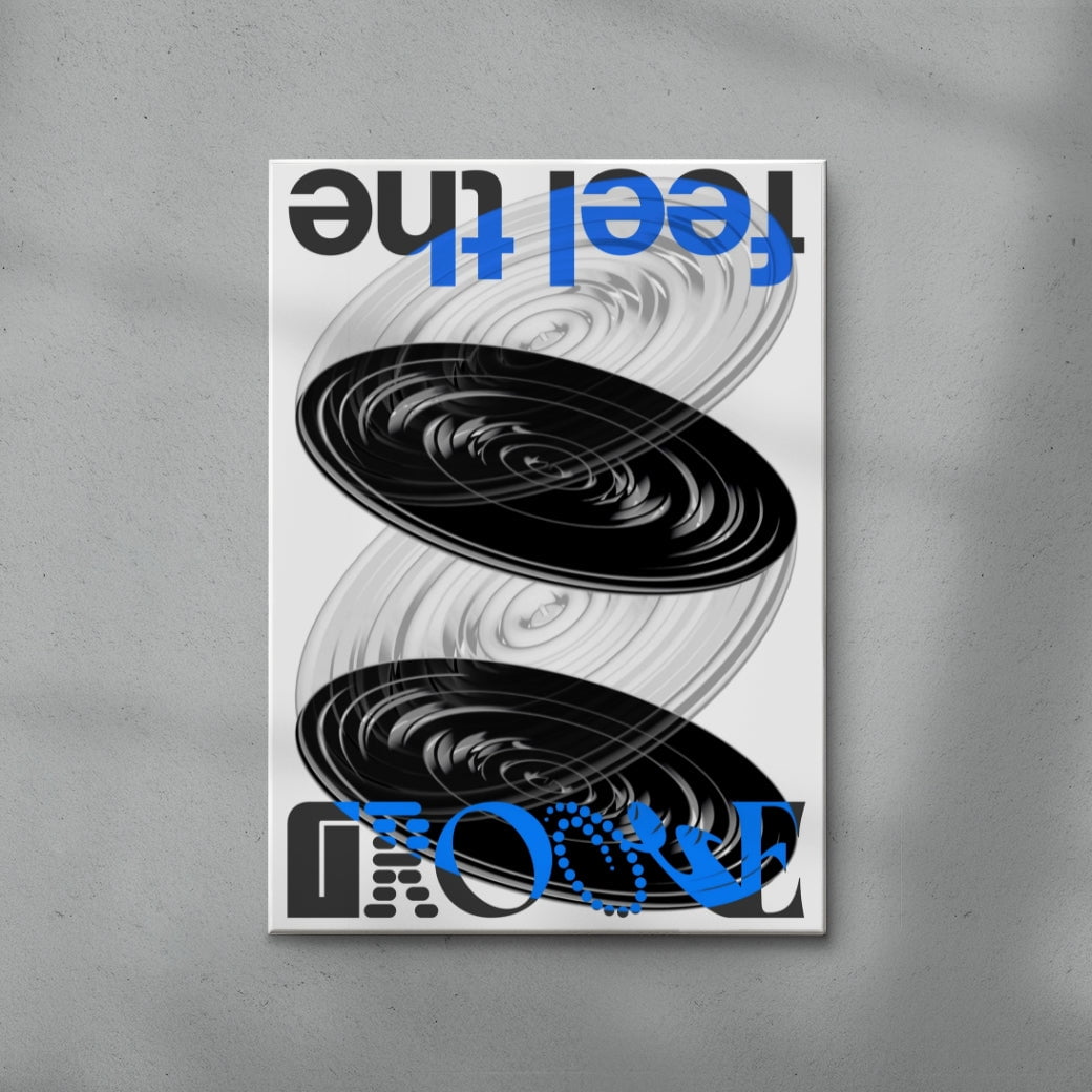 Groove contemporary wall art print by DROOL Collective - sold by DROOL