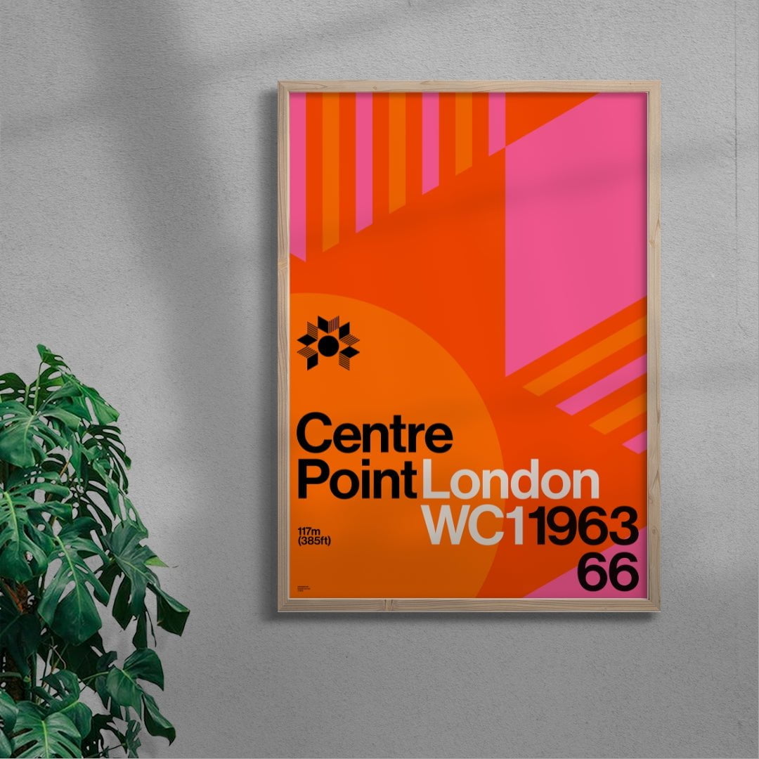 Centre Point contemporary wall art print by Duane Dalton - sold by DROOL