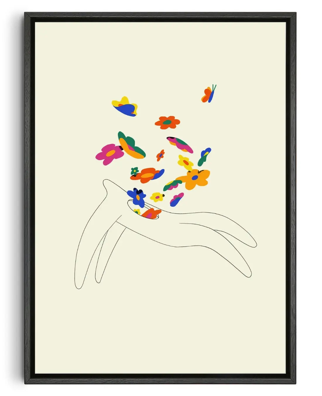 Afterlife contemporary canvas print by Jocelyn Tsaih - sold by DROOL