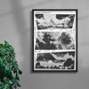 Still here contemporary wall art print by Todd Pham - sold by DROOL