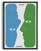 Load image into Gallery viewer, Sometimes Upside Down contemporary wall art print by John Schulisch - sold by DROOL