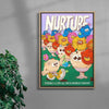 Nurture Yourself contemporary canvas art print by My Sunbeam - sold by DROOL