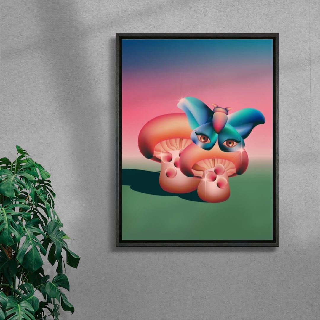 Little Creatures contemporary wall art print by Paulina Almira - sold by DROOL