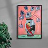 Toro contemporary wall art print by Caitlin Flood-Molyneux - sold by DROOL