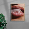 BLOW contemporary wall art print by Nadia Ryder - sold by DROOL