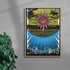 Weird visions contemporary wall art print by Jorge Santos - sold by DROOL